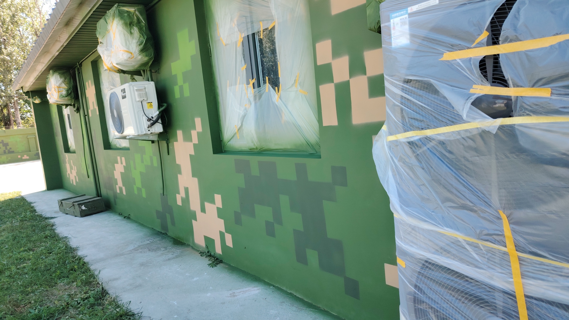 呼和浩特外墙迷彩漆施工多少钱 伪装迷彩漆