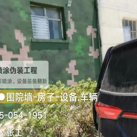 呼和浩特数码迷彩漆施工